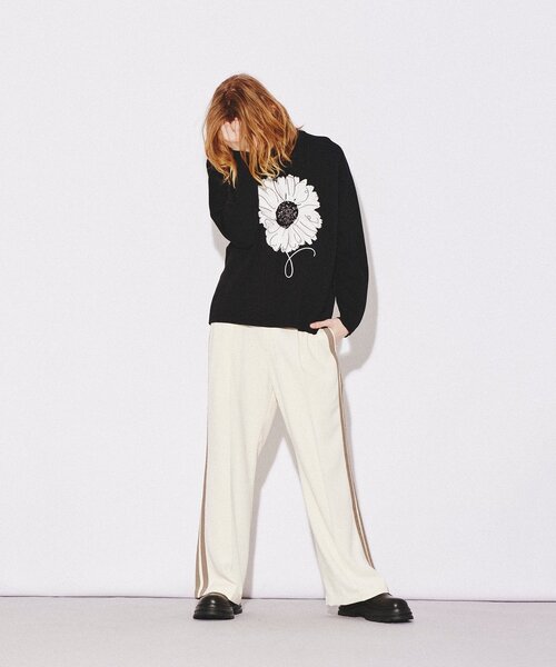 tk.TAKEO KIKUCHI（ティーケータケオキクチ）の「◆ワイドフレアラインパンツ（その他パンツ・メンズ・ブラック系4/アイボリー系4・03/02）」の16枚目の写真