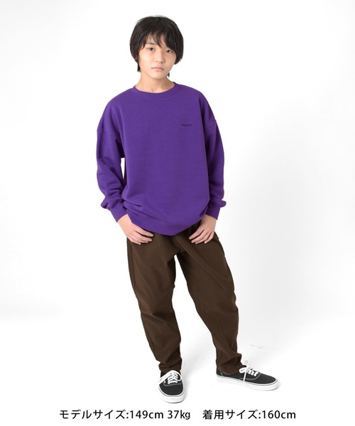 GLAZOS（グラソス）の「[テーパード]裏起毛・アクティブパンツ（その他パンツ・キッズ・カーキ/ブラック/ブラウン・160cm/170cm/150cm/140cm）」の6枚目の写真