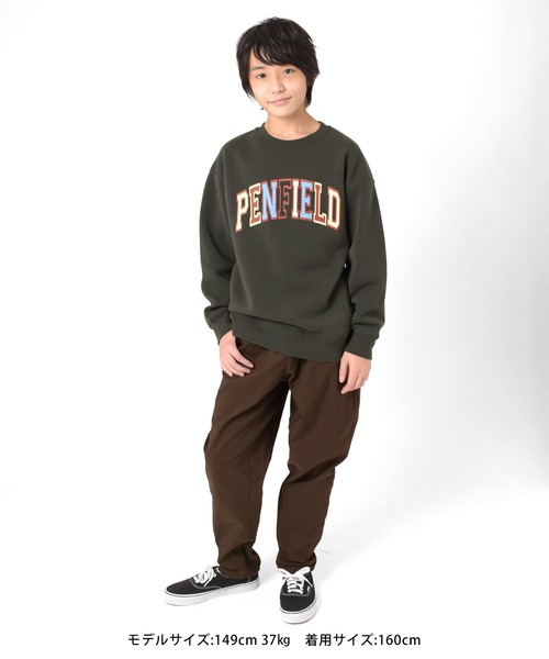 GLAZOS（グラソス）の「[テーパード]裏起毛・アクティブパンツ（その他パンツ・キッズ・カーキ/ブラック/ブラウン・160cm/170cm/150cm/140cm）」の7枚目の写真