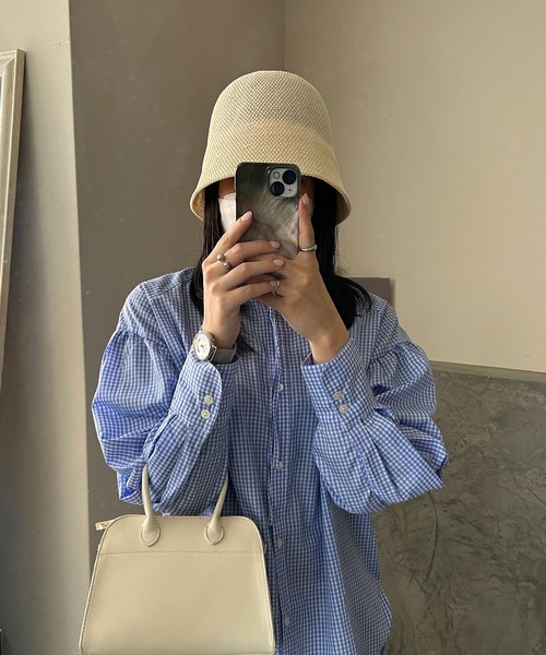 DONOBAN(ドノバン)の「ベルHAT(ハット・レディース・アイボリー/ブラック/ブルー・F)」の10枚目の写真