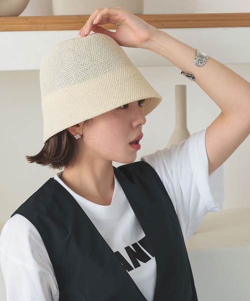 DONOBAN(ドノバン)の「ベルHAT(ハット・レディース・アイボリー/ブラック/ブルー・F)」の9枚目の写真