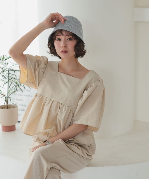 DONOBAN(ドノバン)の「ベルHAT(ハット・レディース・アイボリー/ブラック/ブルー・F)」の14枚目の写真