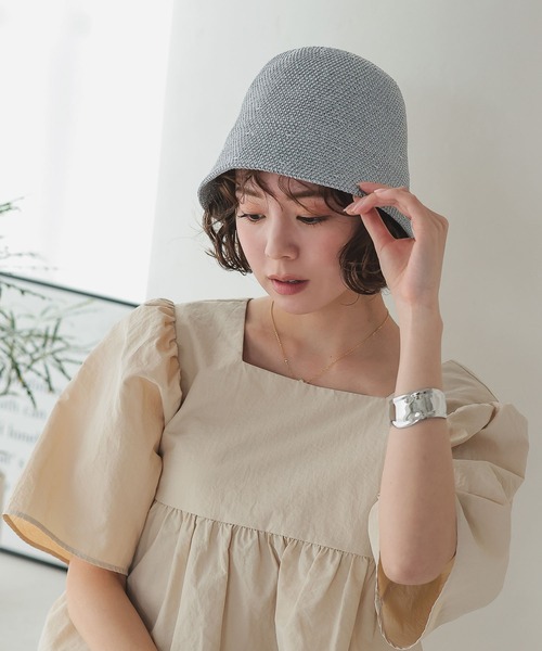 DONOBAN(ドノバン)の「ベルHAT(ハット・レディース・アイボリー/ブラック/ブルー・F)」の16枚目の写真