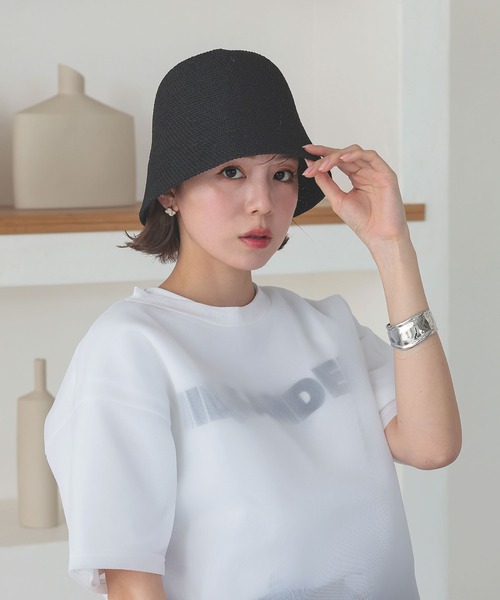 DONOBAN(ドノバン)の「ベルHAT(ハット・レディース・アイボリー/ブラック/ブルー・F)」の11枚目の写真