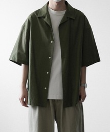 RUUBON（ルーボン）の「【RUUBON】linen open collar shirt / リネン オープンカラーシャツ（シャツ/ブラウス）」