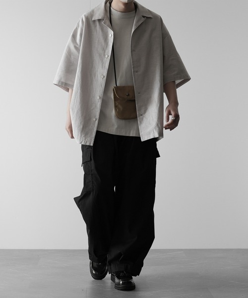 【美品】powanto lune : リネンシャツ CAHLUMN/Linen Open Collar Shirt｜Daytona Park(FREAK'S STORE
