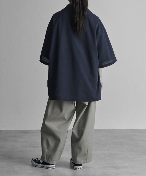 Linen シャツ Herringbone Linen Shirt – Gorsuch
