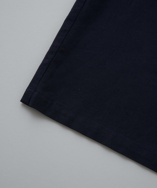 RUUBON（ルーボン）の「【RUUBON】linen open collar shirt / リネン オープンカラーシャツ（シャツ/ブラウス・メンズ・ネイビー/カーキ/ナチュラル/ブラウン/ベージュ・S/M/L）」の22枚目の写真