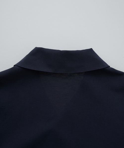 RUUBON（ルーボン）の「【RUUBON】linen open collar shirt / リネン オープンカラーシャツ（シャツ/ブラウス・メンズ・ネイビー/カーキ/ナチュラル/ブラウン/ベージュ・S/M/L）」の21枚目の写真