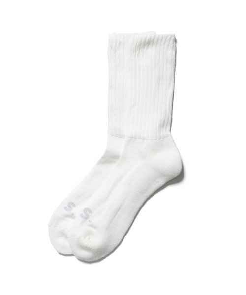 SOPHNET.(ソフネット)の「CHICSTOCKS MIDDLE RIBBED SOCKS(ソックス/靴下・メンズ・ブラック/ホワイト・MEDIUM/LARGE)」の3枚目の写真