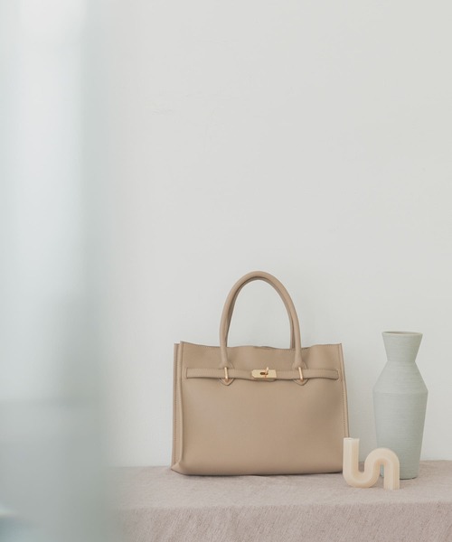 RODE SKO（ロデスコ）の「金具付き軽量トートバッグ（トートバッグ・レディース・ブラック/グレー系その他・ONE）」の6枚目の写真