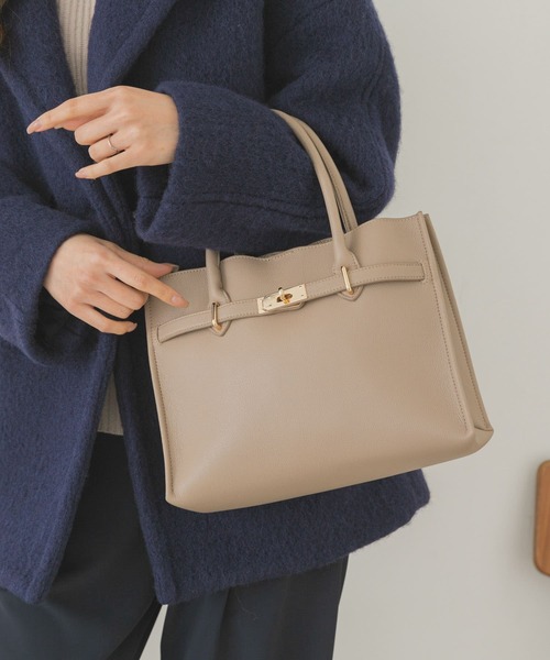 RODE SKO（ロデスコ）の「金具付き軽量トートバッグ（トートバッグ・レディース・ブラック/グレー系その他・ONE）」の10枚目の写真