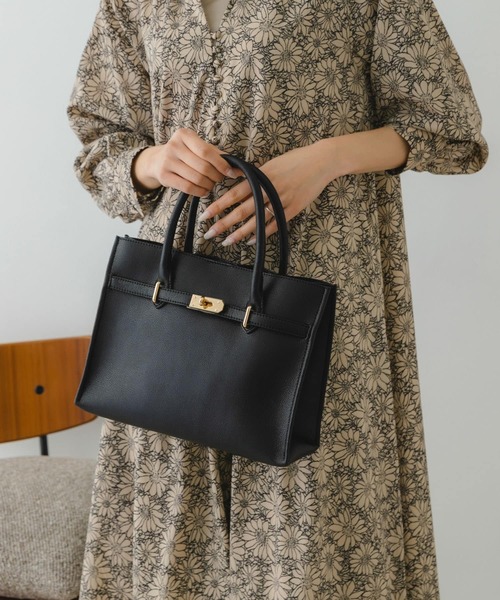 RODE SKO（ロデスコ）の「金具付き軽量トートバッグ（トートバッグ・レディース・ブラック/グレー系その他・ONE）」の13枚目の写真