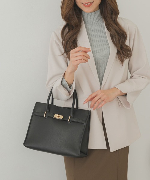 RODE SKO（ロデスコ）の「金具付き軽量トートバッグ（トートバッグ・レディース・ブラック/グレー系その他・ONE）」の19枚目の写真