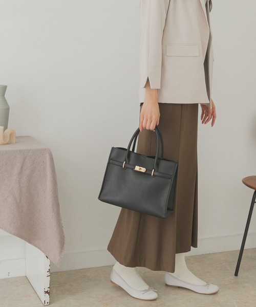 RODE SKO（ロデスコ）の「金具付き軽量トートバッグ（トートバッグ・レディース・ブラック/グレー系その他・ONE）」の22枚目の写真