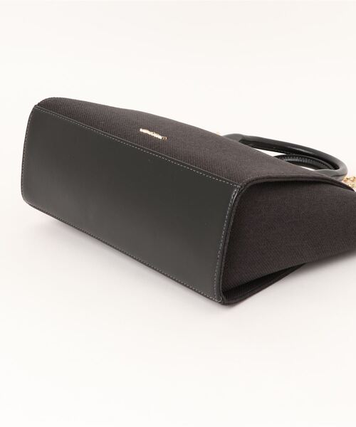 MISCH MASCH（ミッシュマッシュ）の「チェーンショルダートート（トートバッグ・レディース・ベージュ/ブルー系その他/ブラック・FREE）」の6枚目の写真