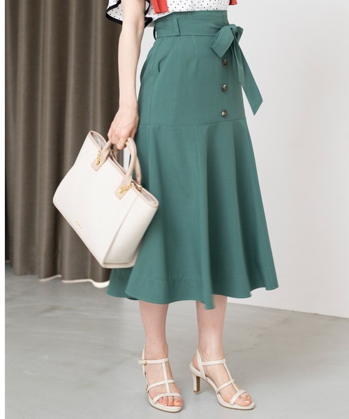 MISCH MASCH（ミッシュマッシュ）の「チェーンショルダートート（トートバッグ・レディース・ベージュ/ブルー系その他/ブラック・FREE）」の3枚目の写真