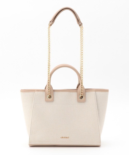 MISCH MASCH（ミッシュマッシュ）の「チェーンショルダートート（トートバッグ・レディース・ベージュ/ブルー系その他/ブラック・FREE）」の15枚目の写真