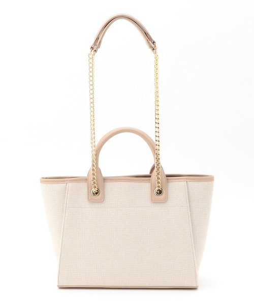 MISCH MASCH（ミッシュマッシュ）の「チェーンショルダートート（トートバッグ・レディース・ベージュ/ブルー系その他/ブラック・FREE）」の17枚目の写真