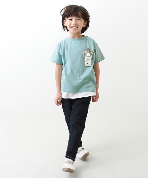 セール】名札穴あかない 半袖Tシャツ（Tシャツ/カットソー