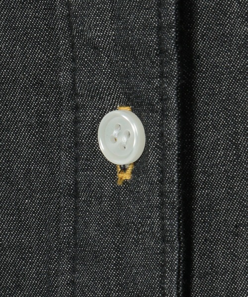 LBC（エルビーシー）の「LBC デニム切り替えシャツワンピース（シャツワンピース・レディース・ネイビー/ブラック・M）」の8枚目の写真