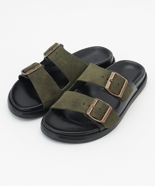 JOSEPH STUDIO(ジョゼフストゥディオ)の「テンダースエード サンダル(サンダル・レディース・カーキ系/ベージュ系・36/37/35/38)」の2枚目の写真