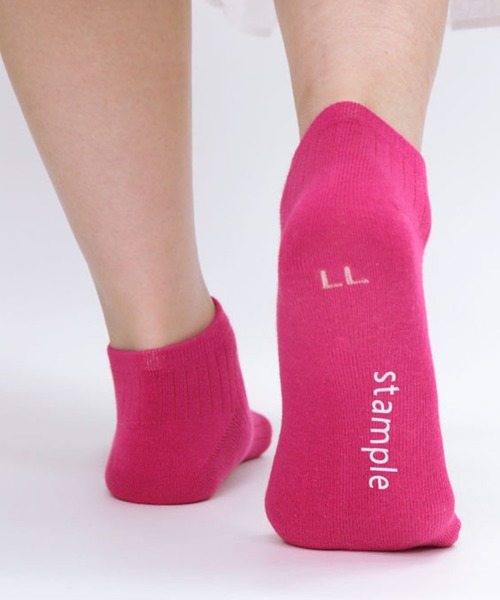 stample（スタンプル）の「アクセントカラーアンクルソックス　1P（ソックス/靴下・キッズ・パープル/ピンク/ライム/ブルー/エメラルド/グリーン/レッド/オレンジ/マスタード・S/M/LL/L）」の20枚目の写真