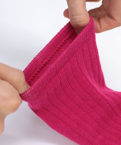 stample（スタンプル）の「アクセントカラーアンクルソックス　1P（ソックス/靴下・キッズ・パープル/ピンク/ライム/ブルー/エメラルド/グリーン/レッド/オレンジ/マスタード・S/M/LL/L）」の16枚目の写真