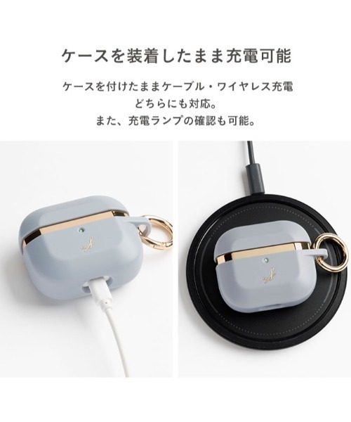 salisty（サリスティ）の「AirPods(第3世代)/AirPods Pro(第2/第1世代) ケース salisty(サリスティ) マットカラー 耐衝撃（スマホグッズ・レディース・ローズ/グレイッシュブルー/ダークブラウン/グレイッシュベージュ/ネイビー・A3/P）」の19枚目の写真