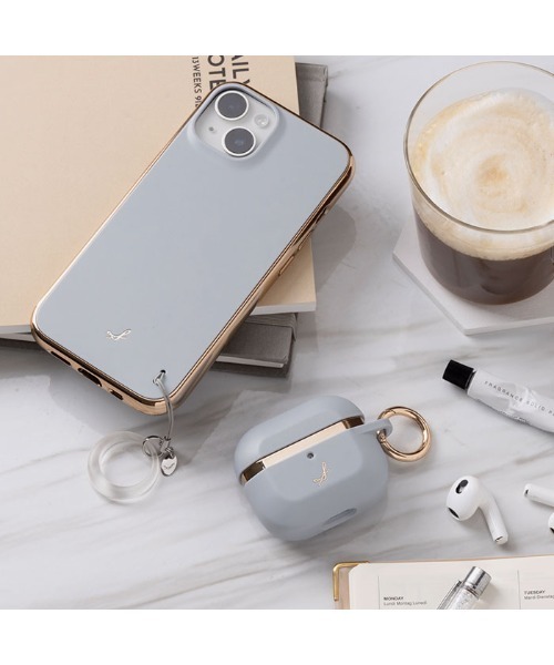 salisty（サリスティ）の「AirPods(第3世代)/AirPods Pro(第2/第1世代) ケース salisty(サリスティ) マットカラー 耐衝撃（スマホグッズ・レディース・ローズ/グレイッシュブルー/ダークブラウン/グレイッシュベージュ/ネイビー・A3/P）」の11枚目の写真