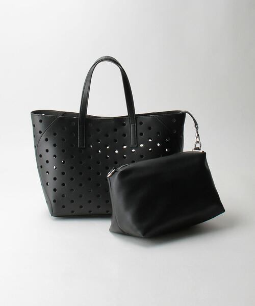 BEAUTY&YOUTH UNITED ARROWS(ビューティーアンドユースユナイテッドアローズ)の「パンチング トートバッグ -3WAY-(トートバッグ・レディース・ブラック/オフホワイト・FREE)」の19枚目の写真
