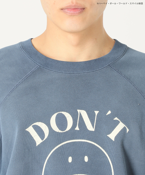 JOURNAL STANDARD relume（ジャーナルスタンダード　レリューム）の「CALIFORNIA スマイリーフェイス クルーネックスウェット（スウェット・メンズ・ブラック/ネイビー/ピンク・MEDIUM/LARGE）」の14枚目の写真