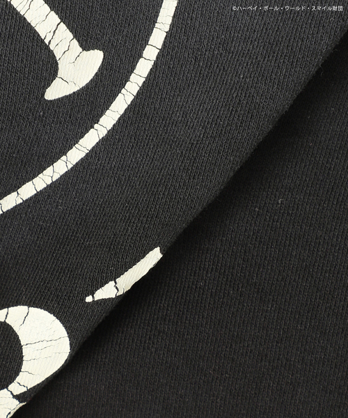 JOURNAL STANDARD relume（ジャーナルスタンダード　レリューム）の「CALIFORNIA スマイリーフェイス クルーネックスウェット（スウェット・メンズ・ブラック/ネイビー/ピンク・MEDIUM/LARGE）」の7枚目の写真