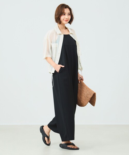 B:MING by BEAMS（ビーミングバイビームス）の「B:MING by BEAMS / キャミ サロペット（サロペット/オーバーオール・レディース・ベージュ/ミント/モカ/ブラック/ブルー・MEDIUM/SMALL）」の18枚目の写真