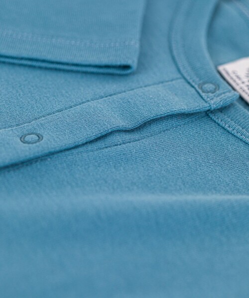PETIT BATEAU（プチバトー）の「１ｘ１リブ編みカーディガン（カーディガン/ボレロ・キッズ・グリーン/ブルー・3YEAR/4YEAR/5YEAR）」の11枚目の写真