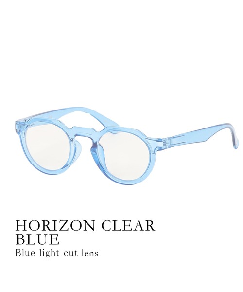 Jugaad14（ジュガードフォーティーン）の「【jugaad14】HORIZON CLEAR blue light cut/ブルーライトカット（メガネ・メンズ・ブラウン系その他6/グレー系その他6/グリーン系その他6/その他6/ブラック系その他6/ダークブルー/ブルー系その他6・FREE）」の7枚目の写真