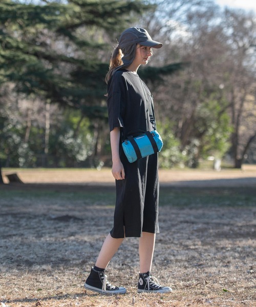 OUTDOOR PRODUCTS APPAREL(アウトドアプロダクツアパレル)の「USAコットン100% ポケット付きBIGワンピース(ワンピース・レディース・ベージュ/ダークグリーン/ブラック・FREE)」の13枚目の写真