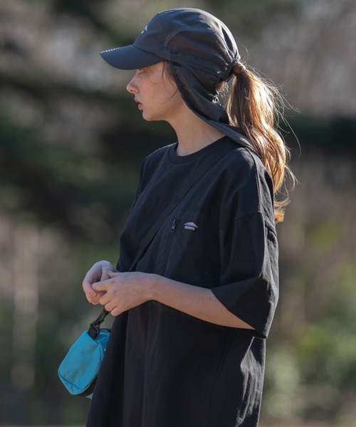 OUTDOOR PRODUCTS APPAREL(アウトドアプロダクツアパレル)の「USAコットン100% ポケット付きBIGワンピース(ワンピース・レディース・ベージュ/ダークグリーン/ブラック・FREE)」の16枚目の写真