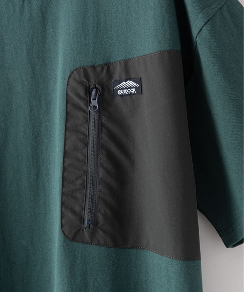 OUTDOOR PRODUCTS APPAREL(アウトドアプロダクツアパレル)の「USAコットン100% ポケット付きBIGワンピース(ワンピース・レディース・ベージュ/ダークグリーン/ブラック・FREE)」の8枚目の写真