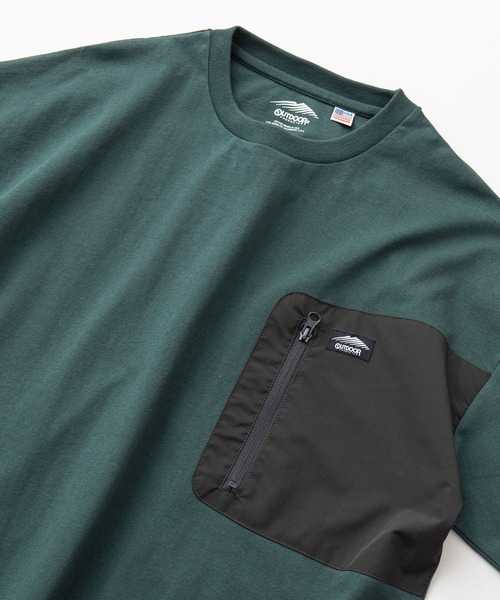 OUTDOOR PRODUCTS APPAREL(アウトドアプロダクツアパレル)の「USAコットン100% ポケット付きBIGワンピース(ワンピース・レディース・ベージュ/ダークグリーン/ブラック・FREE)」の6枚目の写真