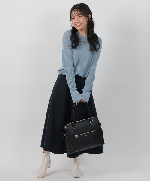 MARY QUANT（マリークワント）の「フロントファスナー横型 トート