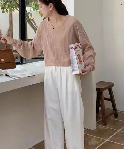 ライル&スコット　ゴルック　薄手ニット　Vネック　サイズL 1240001859929_2.jpg