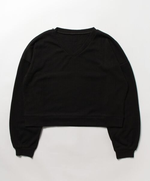 【人気⭐TODAYFUL】黒　Vネック コットンセーター　サイズF TODAYFUL|Vネックコットンニット|HARDOFFオフモール（オフモ