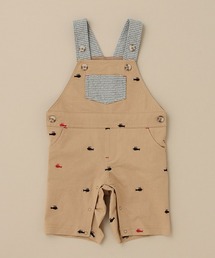 クジラ刺しゅうサロペットパンツ