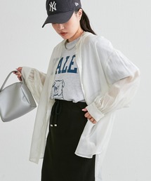 CIAOPANIC TYPY | シアーバンドカラーシャツ(シャツ/ブラウス)