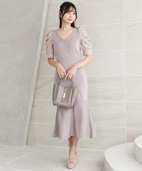 Julia Boutique（ジュリアブティック）の「ドットと無地から選べるチャンキーヒールストラップサンダル/23075（サンダル・レディース・ブラック/ホワイト/ドット/ピンクベージュ・S/L/3L/M/XS/LL）」の18枚目の写真