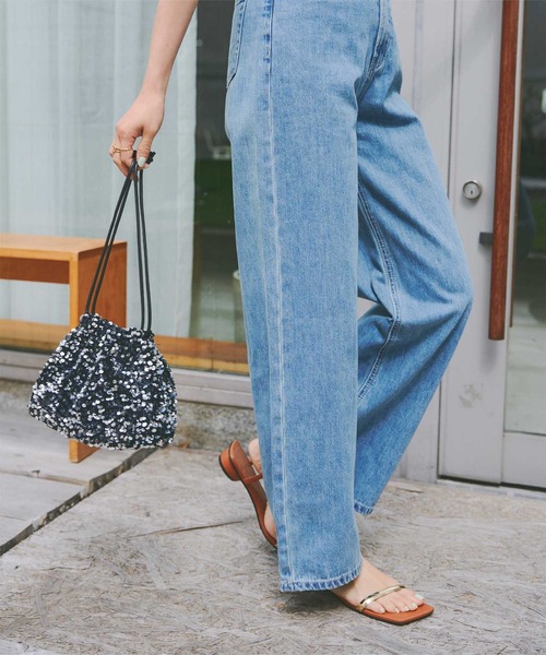 titivate（ティティベイト）の「ｽﾊﾟﾝｺｰﾙﾐﾆﾊﾞｯｸﾞ（ショルダーバッグ・レディース・シルバー/マルチ/ブラック・FREE）」の6枚目の写真