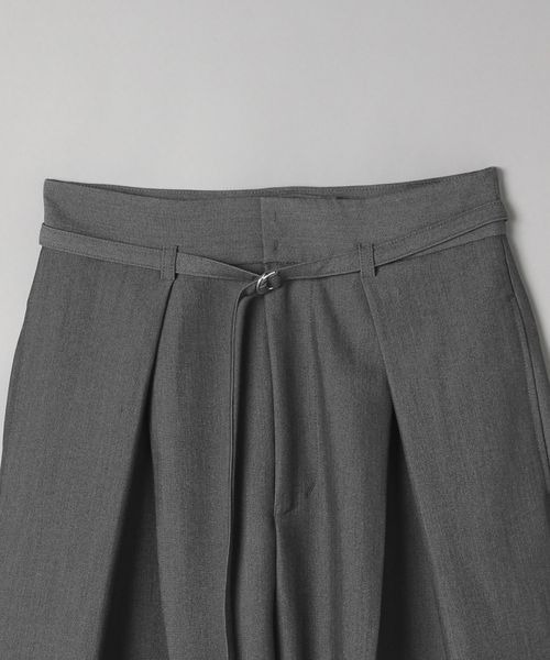 JEANASIS（ジーナシス）の「ベルトタックワイドパンツ【SET UP対応】/704100（スラックス・レディース・ミント/スミクロ/グレー/オフホワイト・FREE）」の12枚目の写真