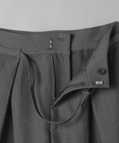 JEANASIS（ジーナシス）の「ベルトタックワイドパンツ【SET UP対応】/704100（スラックス・レディース・ミント/スミクロ/グレー/オフホワイト・FREE）」の15枚目の写真