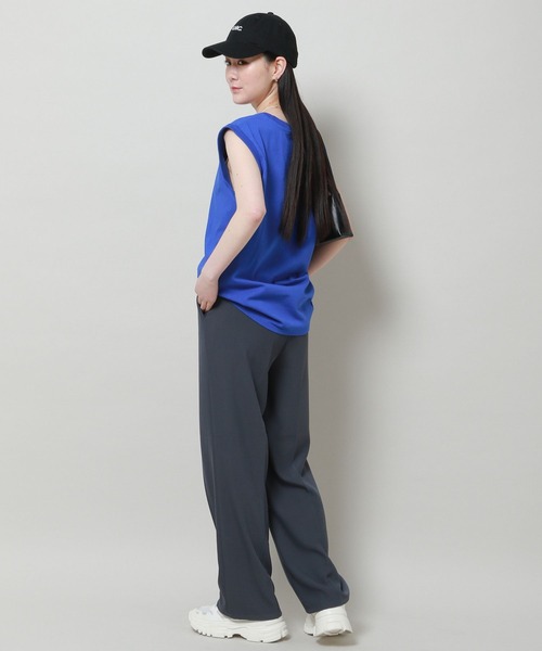 ALAND(エーランド)の「【UNISEX】ALAND/ノースリーブT 2907398(Tシャツ/カットソー・レディース・ベージュ/ブルー/チャコール/オフホワイト・FREE)」の19枚目の写真
